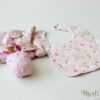 Розов комплект за подарък на бебе момиченце